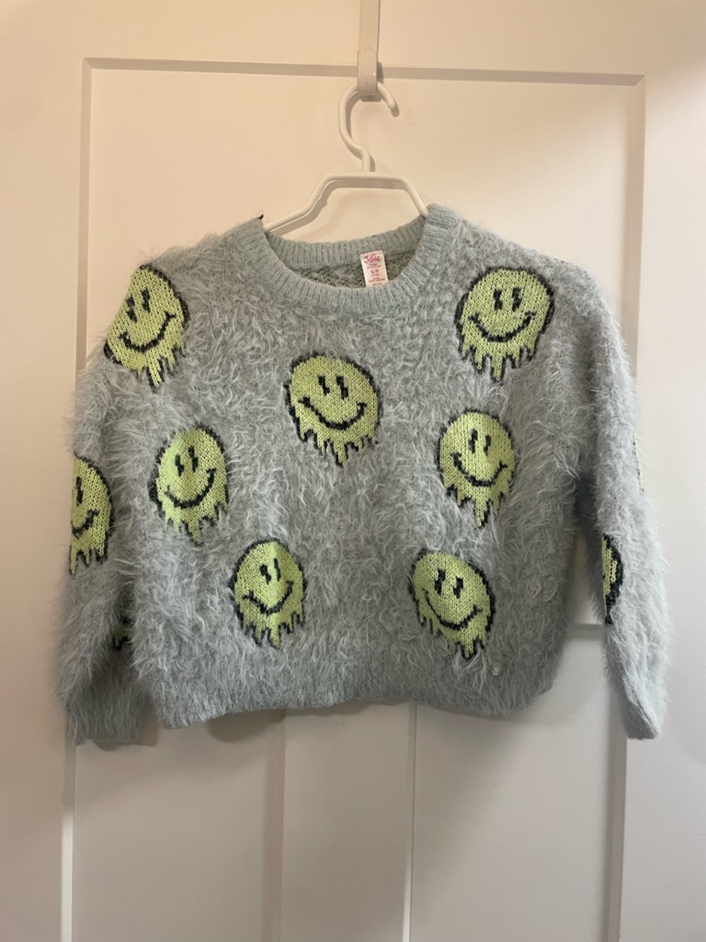 Justice Girls Smiley Face Crewneck